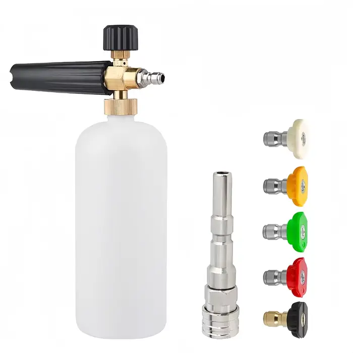 Adaptateur pour nettoyeur haute pression Nilfisk KEW - Connexion rapide en acier inoxydable 1/4" pour canon à mousse et buses