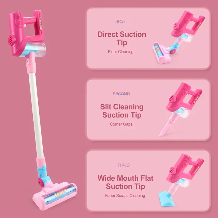 Mini aspirateur électrique avec lumière et nettoyeur de musique