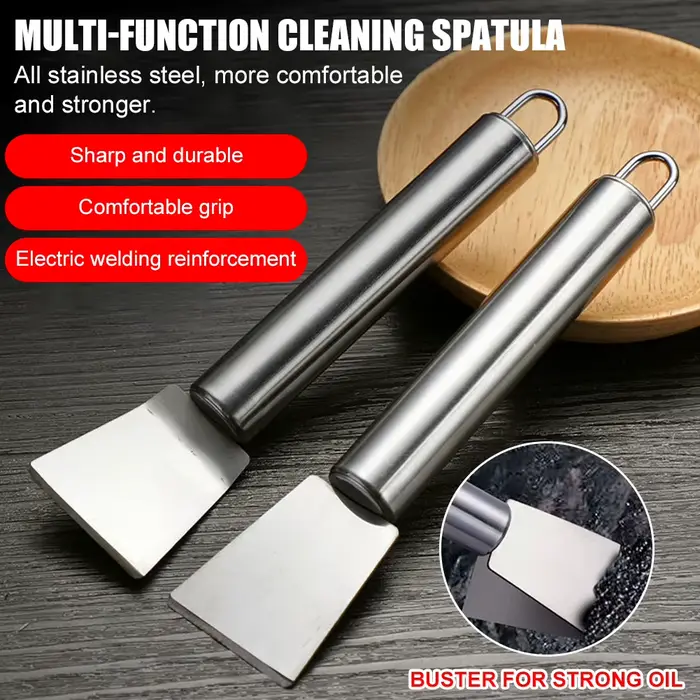 Grattoir de nettoyage de cuisine en acier