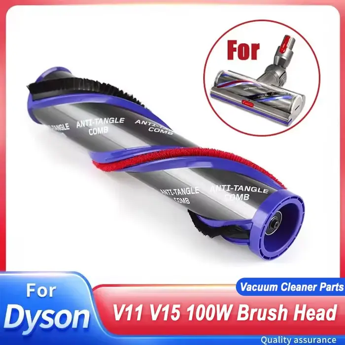 Tête de brosse pour aspirateur DysonV8 V7 V11 V15 V10, accessoire pour aspirateur avec aspiration ré