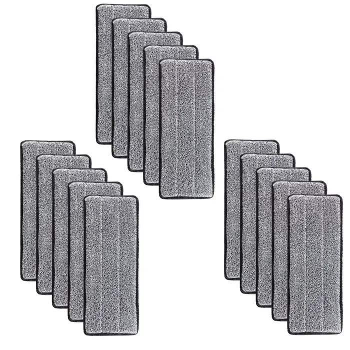 Tampon de vadrouille en microfibre de remplacement, 3 à 20 pièces, vadrouille lavable en microfibre,
