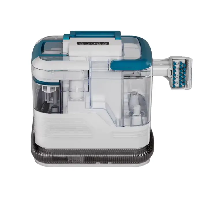 Aspirateur à tapis avec vapeur et eau chaude, forte puissance d'aspiration pour tapis, canapé, lit, 