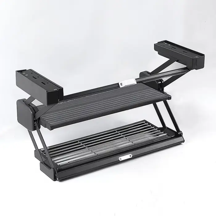 Armoire de cuisine ascenseur panier support de rangement condiments plats tirer vers le bas pliant