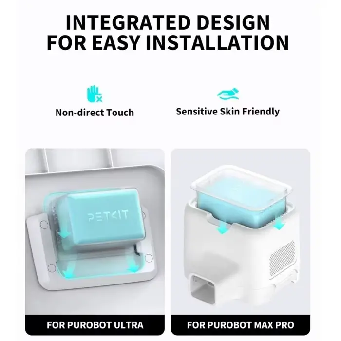 PETKIT N60 Contrôle des odeurs pour litière autonettoyante Purobot Ultra et Purobot Max Pro – Efficacité longue durée