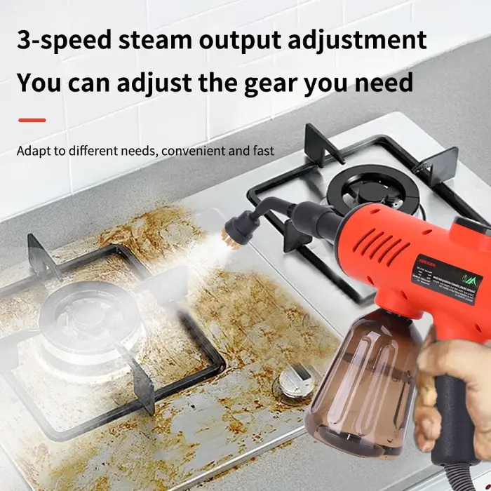 Nettoyeur à vapeur électrique domestique multifonctionnel 1200W