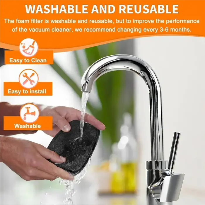 Pour XW9385/XW9383 XW9382 Aquatrio aspirateur sec et humide paquet de 3 filtres de remplacement-XV1791/01 pour série