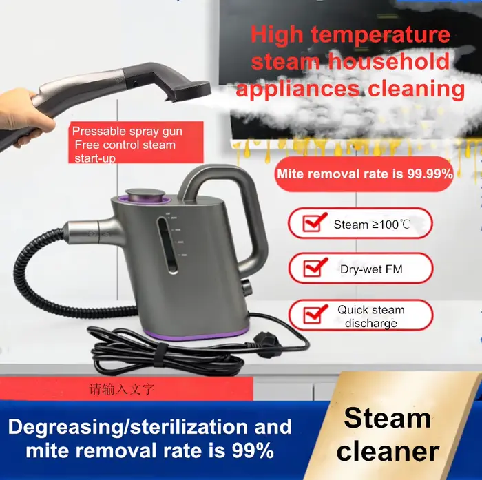Nettoyeur Vapeur Commercial Portable 2026 Pro Multifonctionnel 1600W Haute Performance pour Canapé