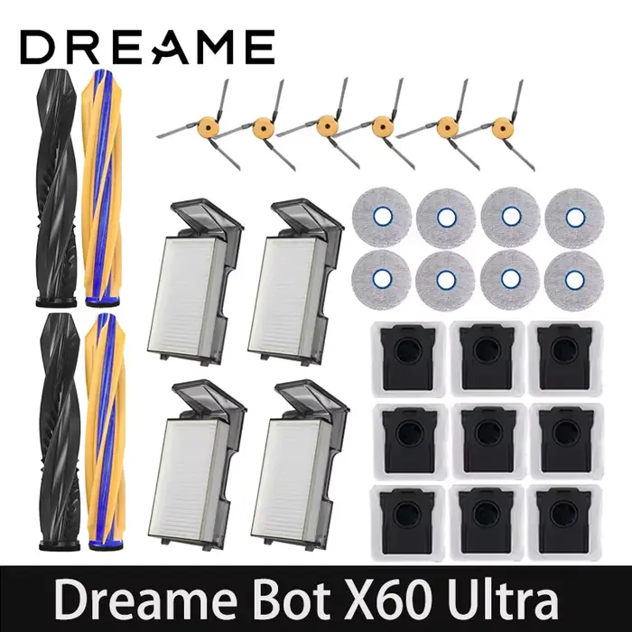 Pièces détachées et consommables pour robot aspirateur Dreame X60 Ultra : brosse principale