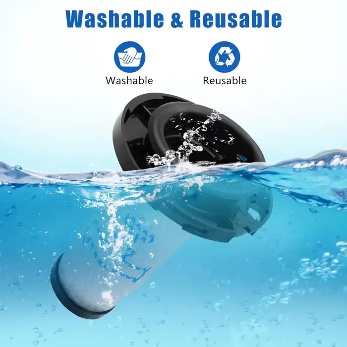 Pré-filtre réutilisable pour Rowenta x-force Flex 9.60 Aqua Allergy Animal/x-nano