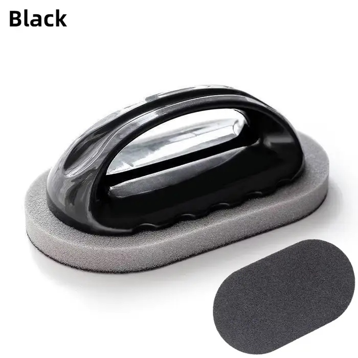 Brosse de cuisine avec poignée, éponges en émeri, éponges réutilisables et lavables, accessoires HOK