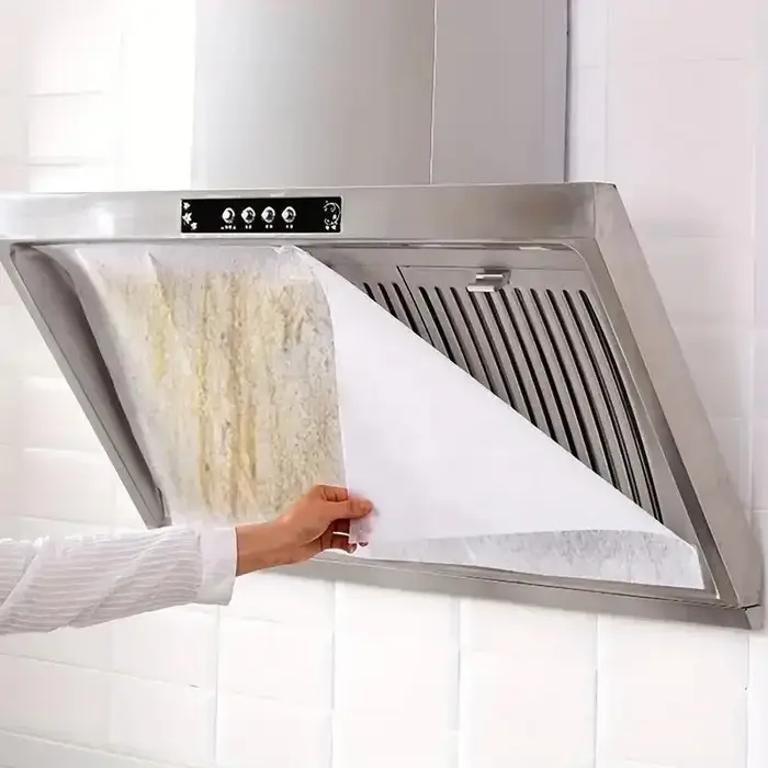 Filtres de hotte aspirante robustes - Couvertures en maille absorbant l'huile pour la ventilation de