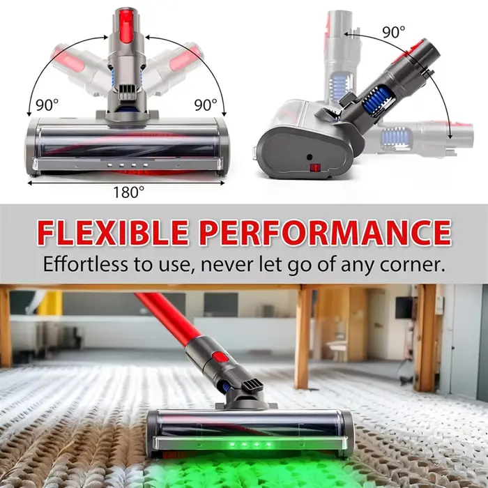 Tête de brosse de sol pour aspirateur Dyson V7