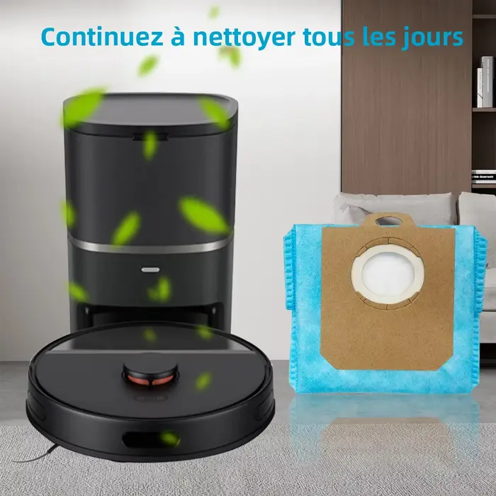 Ensemble de sacs d'aspirateur de haute qualité pour aspirateur Robot Philips Homerun série 3000 XU3100/01 XU3110/02 XU3000/01 XU3000/02