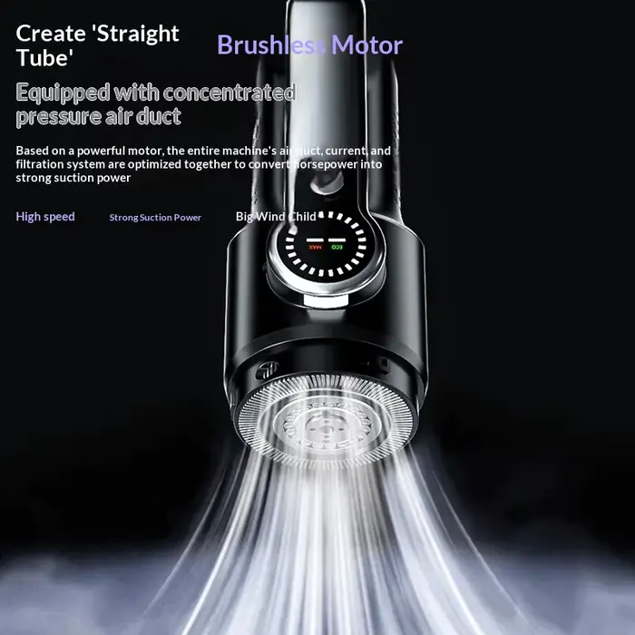 Aspirateur de voiture sans fil à un bouton