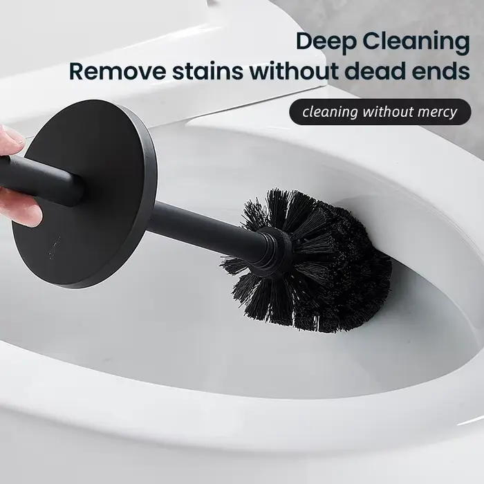 Porte-brosse de toilette en acier inoxydable