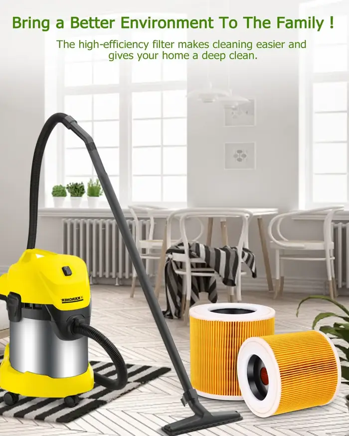 Filtre à aspirateur pour karcher WD series WD2 WD3 WD3P A2004 MV2 MV3 filtres à cartouche
