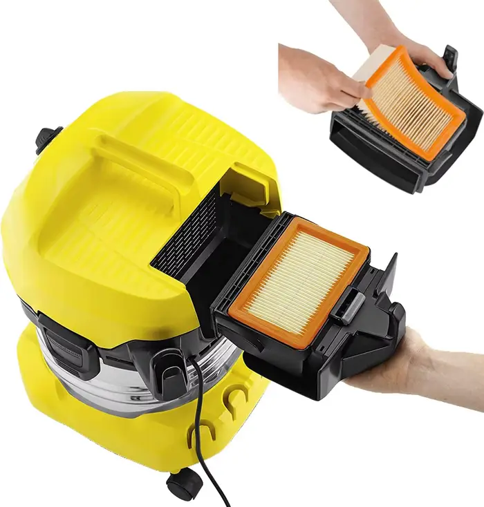 Filtre plat plissé de remplacement pour accessoires de modèle Karcher NT25