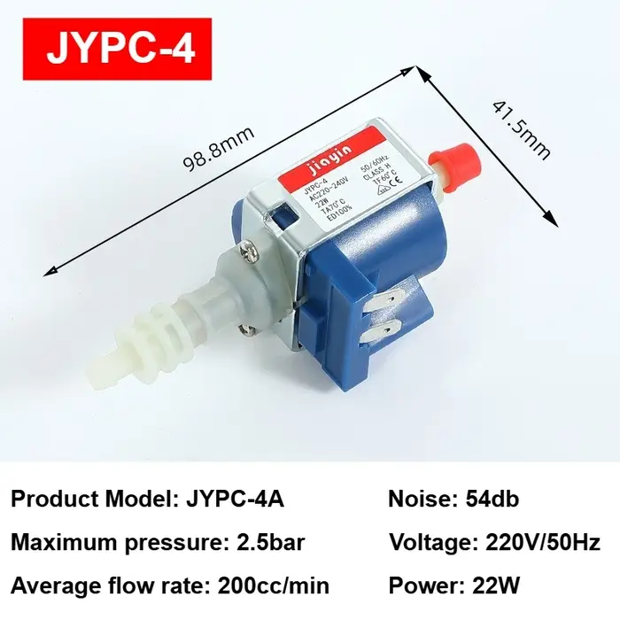 Pompe électromagnétique pour nettoyeur vapeur domestique Jiayin