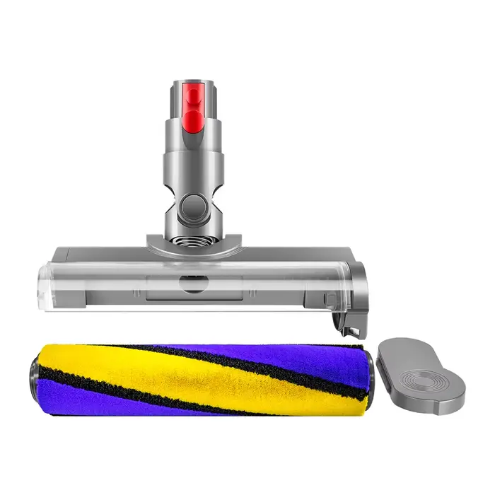 Tête de brosse souple améliorée pour aspirateurs sans fil Dyson V6 V7 V8 V10 V11 V15 V10 Slim V12 avec lumière LED verte pour la maison