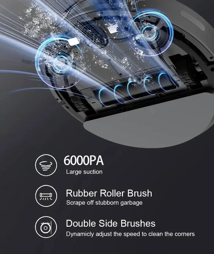Robot aspirateur combiné serpillière