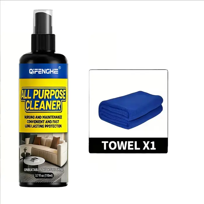 Nettoyant tout usage en spray avec serviette en microfibre