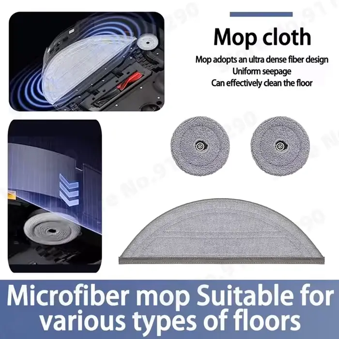 Accessoires Roborock Saros 10 Rouleau principal Brosse latérale Filtre HEPA Chiffon de nettoyage Sac à poussière Pièces de rechange pour aspirateur robot