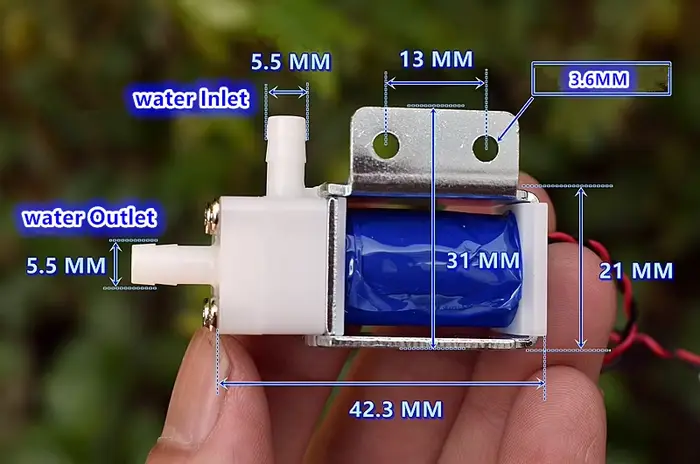 Électrovanne normalement ouverte pour aspirateur