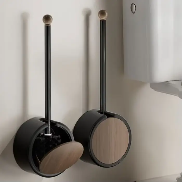 Brosse de toilette murale sans poinçonnage