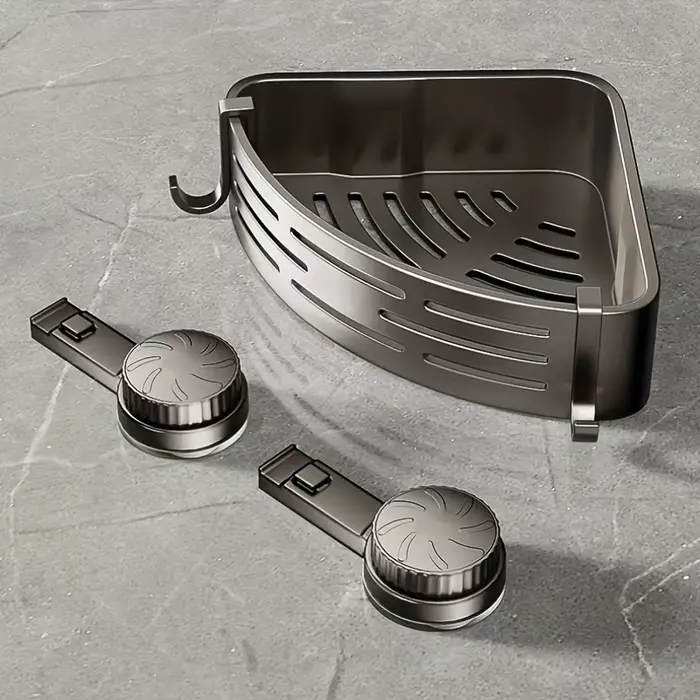 Support de salle de bain à ventouse peu encombrant