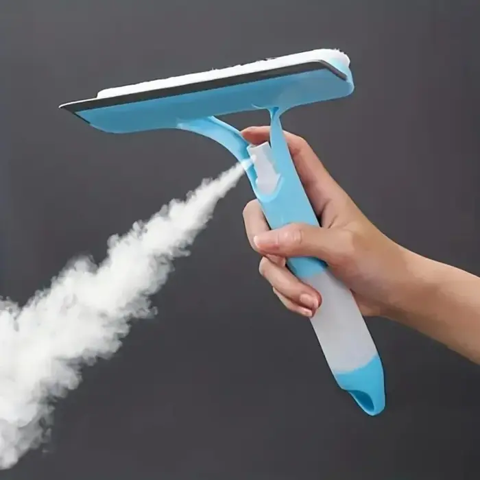 Nettoyant pour vitres multifonctionnel pour usage domestique, équipé d'un arrosoir, combine les fonc