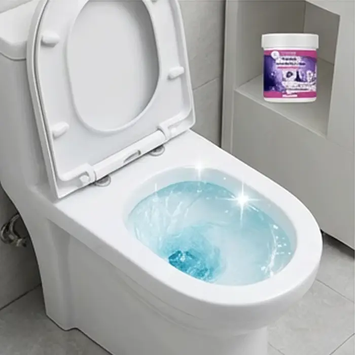 Poudre nettoyante pour cuvette de toilettes, détachant, désodorisant pour salle de bain, agent de nettoyage en profondeur, protège la glaçure, élimine les taches d'urine, facile, 100g