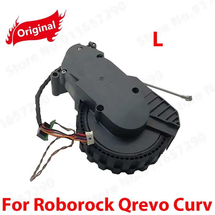 Nouvelles roues de marche gauche et droite d'origine pour aspirateur robot Roborock Qrevo Curv, acce
