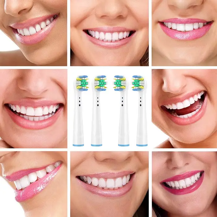 Têtes de brosse de rechange pour modèles de brosse à dents Oral b Braun Floss Action Pro7000 Pro 100