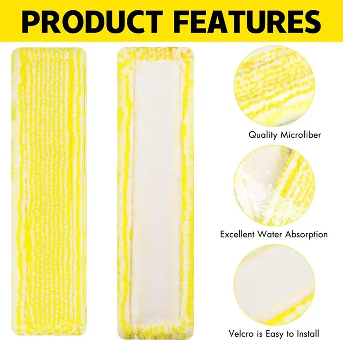 A21F-8 pièces de rechange pour vadrouille en microfibre pour nettoyeur de vitres Karcher WV2 WV5 WV6 Plus Premium (2.633-129.0)