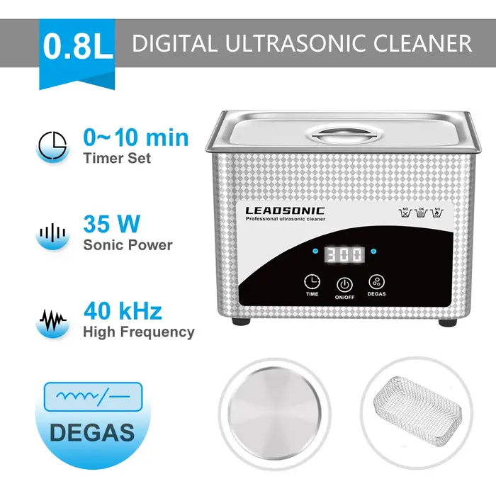 Nettoyeur ultrasonique numérique domestique 900ML/800ML