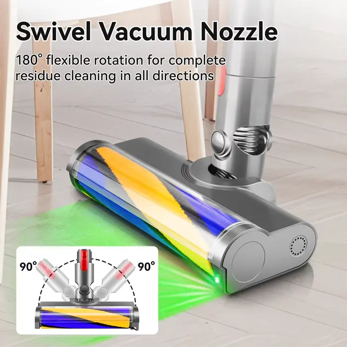 Tête de brosse souple améliorée pour aspirateurs sans fil Dyson V6 V7 V8 V10 V11 V15 V10 Slim V12