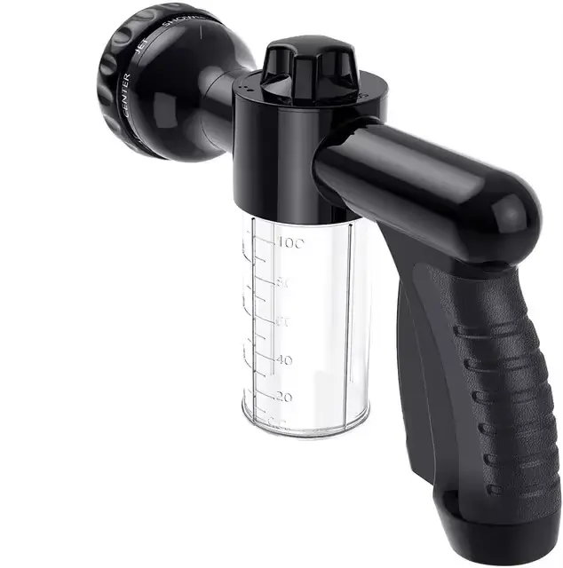 Pistolet à mousse 8 en 1, buse de tuyau de pression, pistolet de pulvérisation à Jet, distributeur d