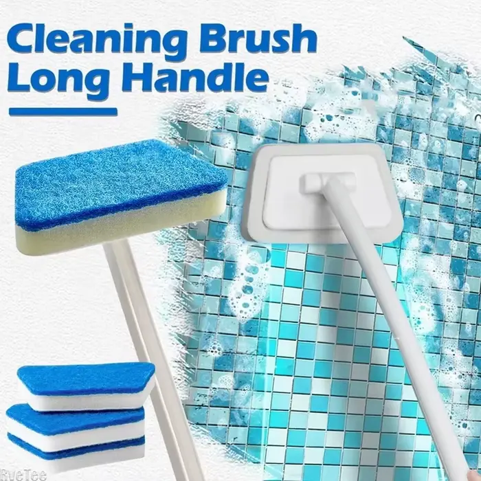 Brosse de nettoyage multifonctionnelle pour salle de bain