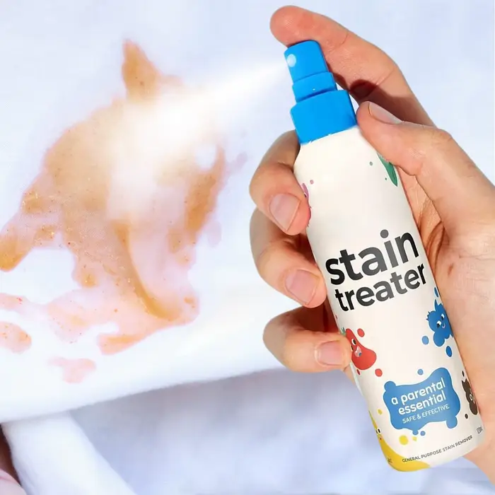 Spray détachant 120 ml – Élimination efficace des taches jaunes sur tissus