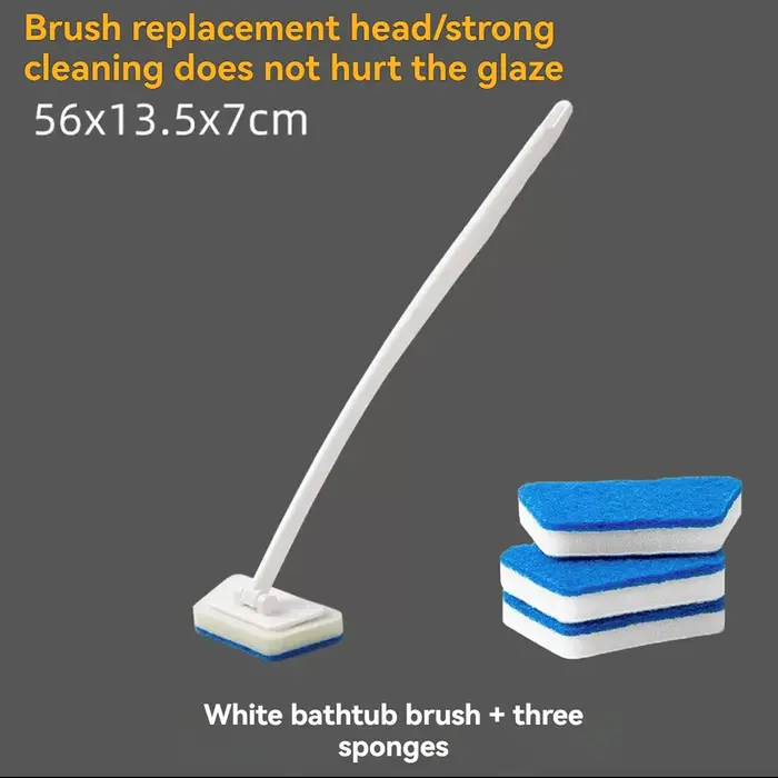 Brosse de nettoyage multifonctionnelle pour salle de bain