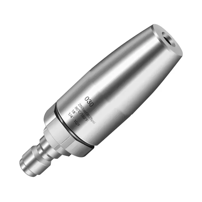 Buse Turbo pour nettoyeur haute pression rotative pour eau chaude et froide avec connexion rapide 1/4 en acier inoxydable 3625 PSI