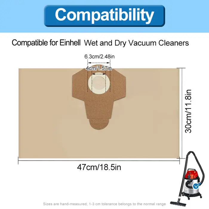 Sacs pour aspirateur sec et humide Einhell