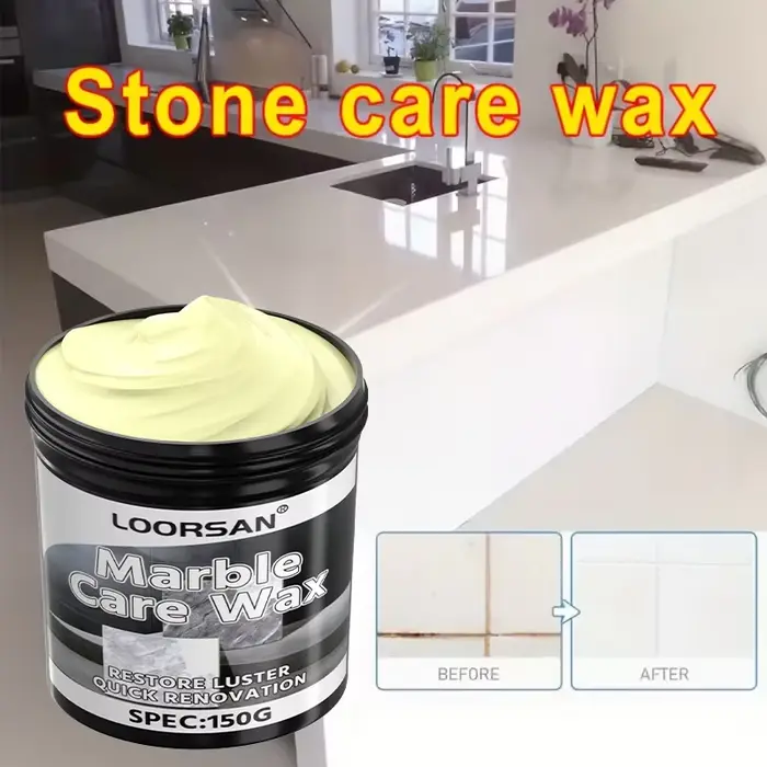 LOORSAN 150ML Cire Nettoyante et Polissante pour Pierre