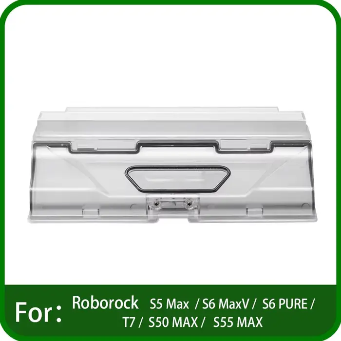 Pour Roborock Robot Aspirateur S5 S50 S55 Max S6 MaxV S6 PURE T7 Replacement Spare Part Accessorie Dust Box With Filter