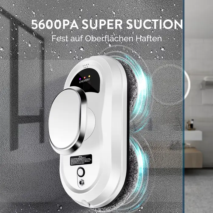 CHOVERY-Robot aspirateur électrique, nettoyeur de vitres avec télécommande
