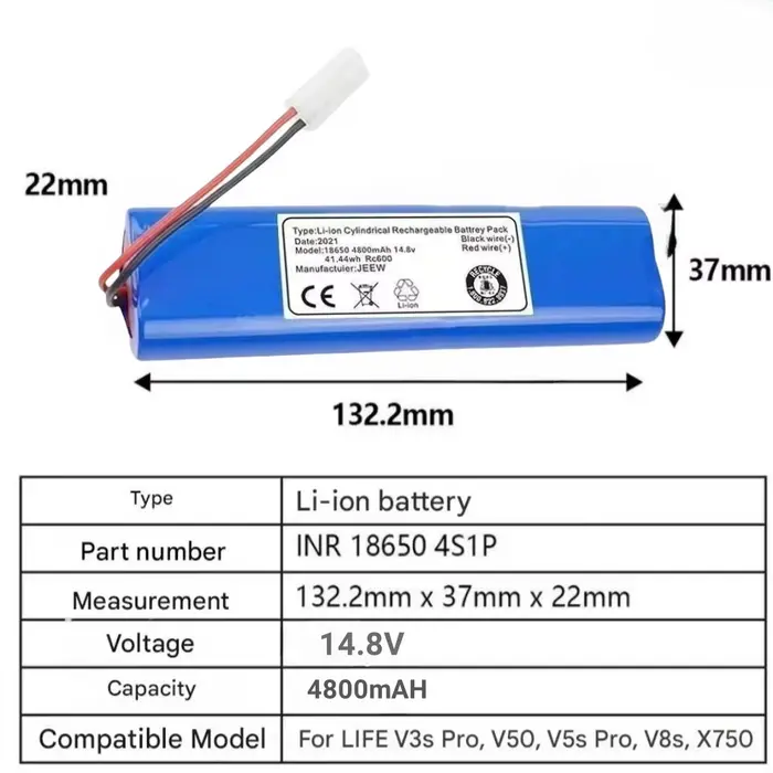 Batterie pour aspirateur Robot Rowenta x-plorer 75