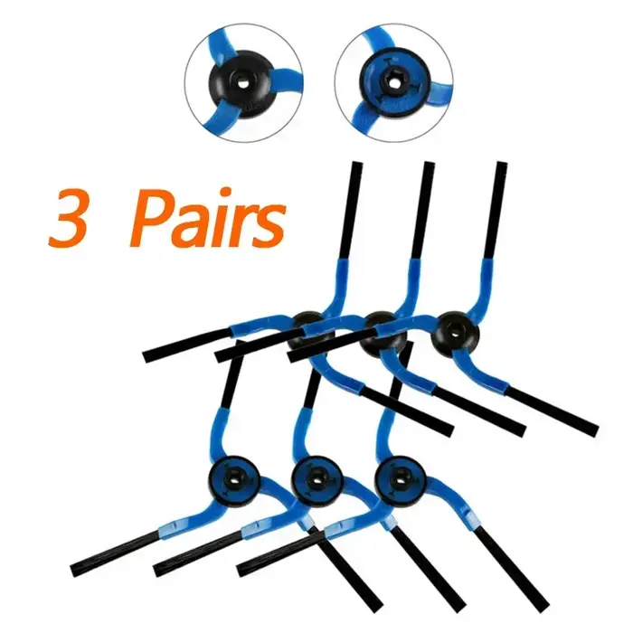 3 paires de brosses latérales pour Samsung Navibot Robot VC-RM84V SR8845, outils de remplacement pou
