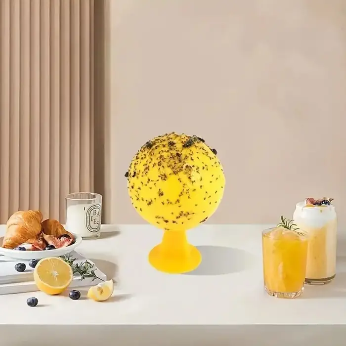 Piège à insectes boules de mouche de fruits jaunes