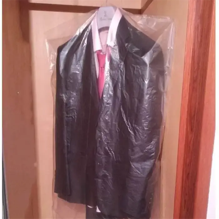 30 pièces Transparent suspendus vêtements cache-poussière vêtements anti-poussière sac de rangement 