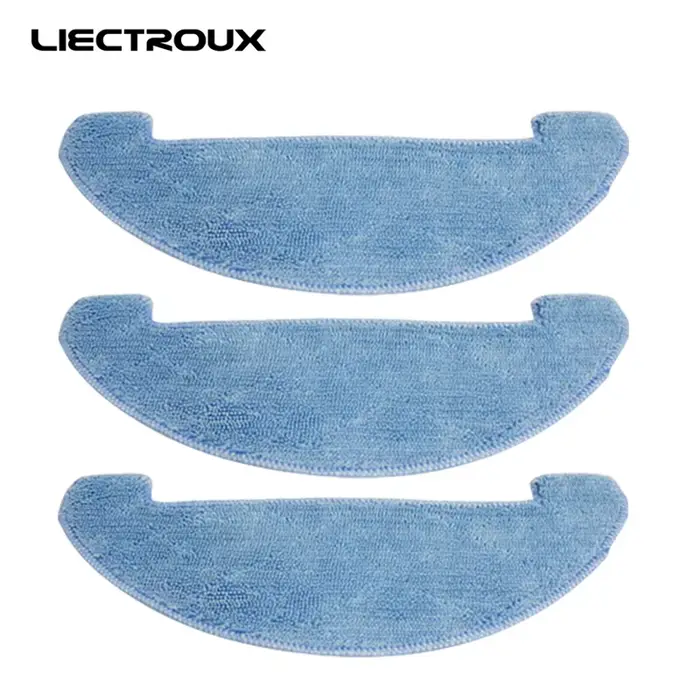 (Pour liectroux/LILIN X6)Liectroux vadrouille originale pour Robot aspirateur X6,3 pièces/paquet